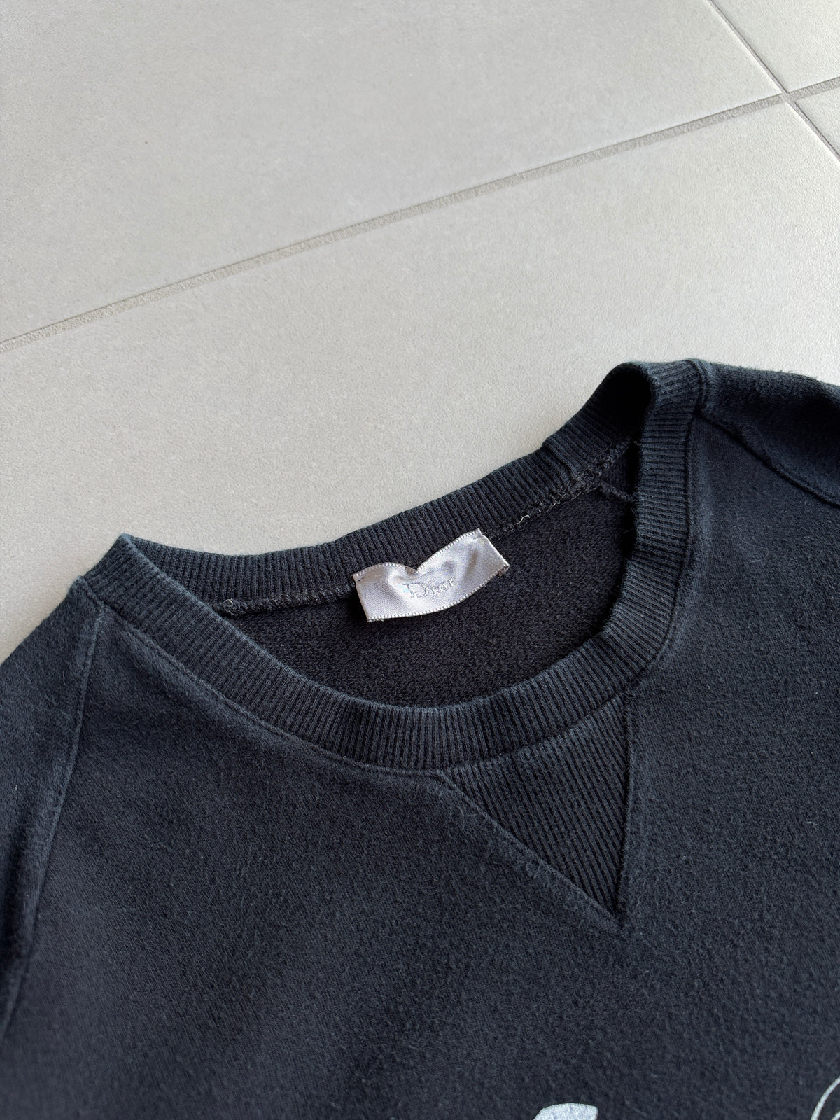Dior Homme AW06 "These grey days" Graphic sweater