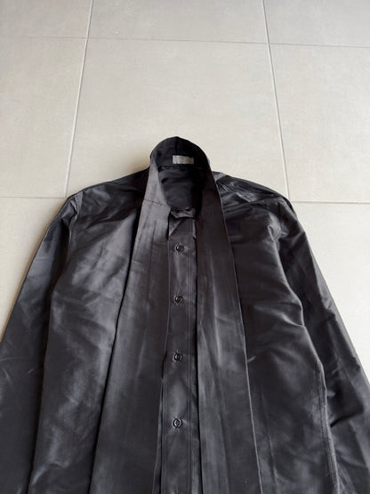 Dior Homme AW05 “in the morning” silk Pussybow shirt