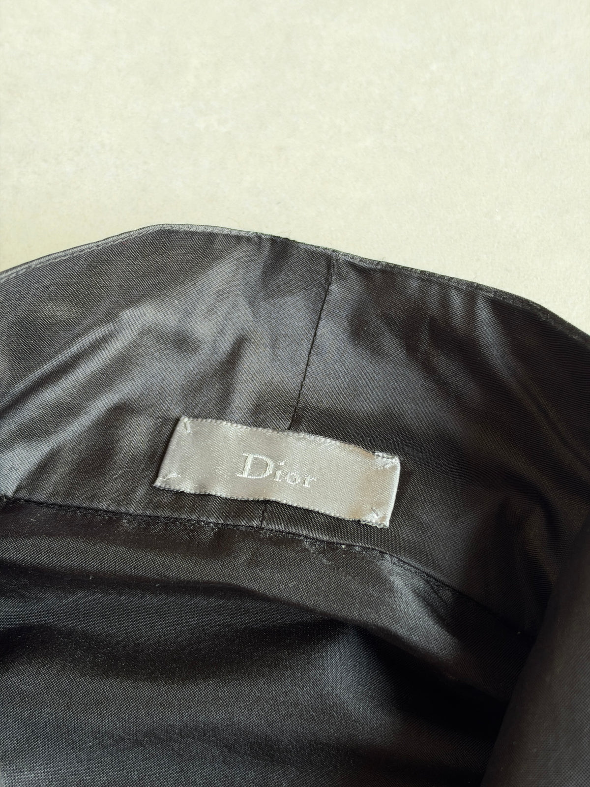 Dior Homme AW05 “in the morning” silk Pussybow shirt