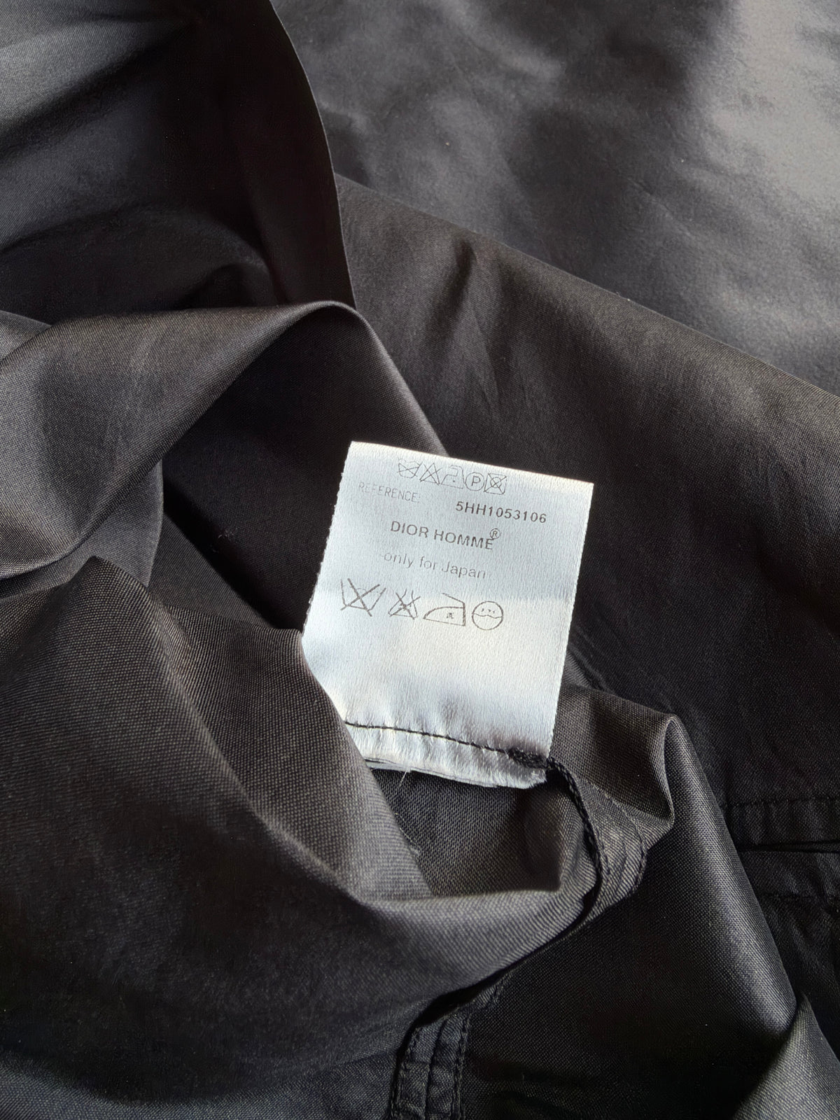 Dior Homme AW05 “in the morning” silk Pussybow shirt