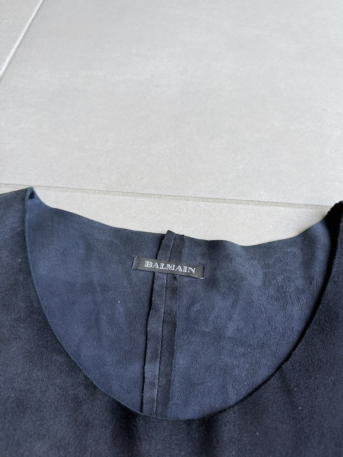 Balmain AW11 long sleeve lambskin  shirt