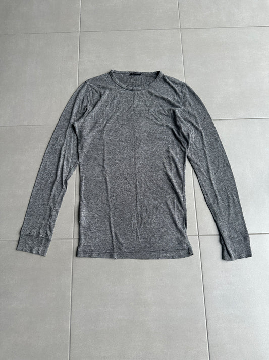 Balmain Homme SS10 Distressed longsleeve