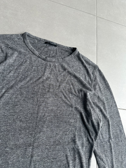 Balmain Homme SS10 Distressed longsleeve