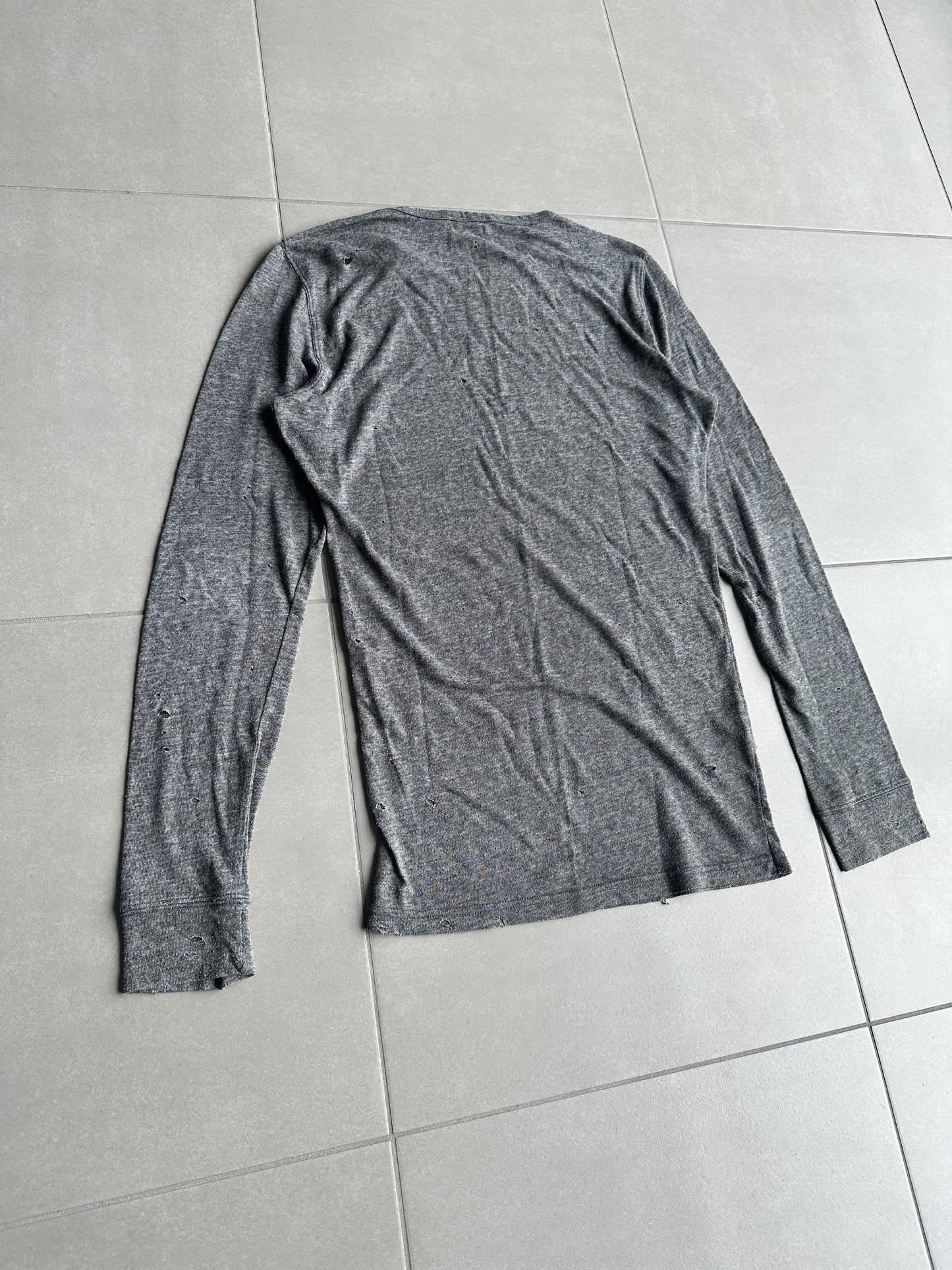 Balmain Homme SS10 Distressed longsleeve