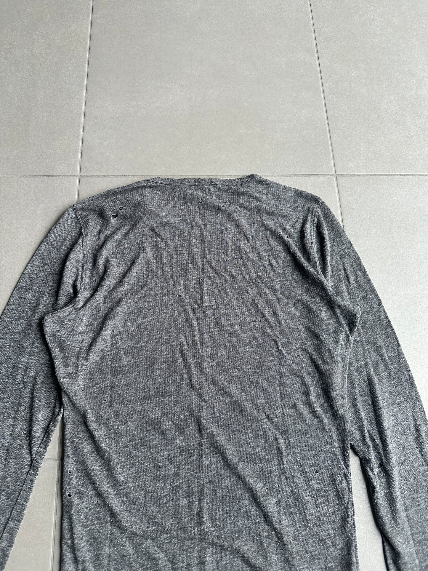 Balmain Homme SS10 Distressed longsleeve