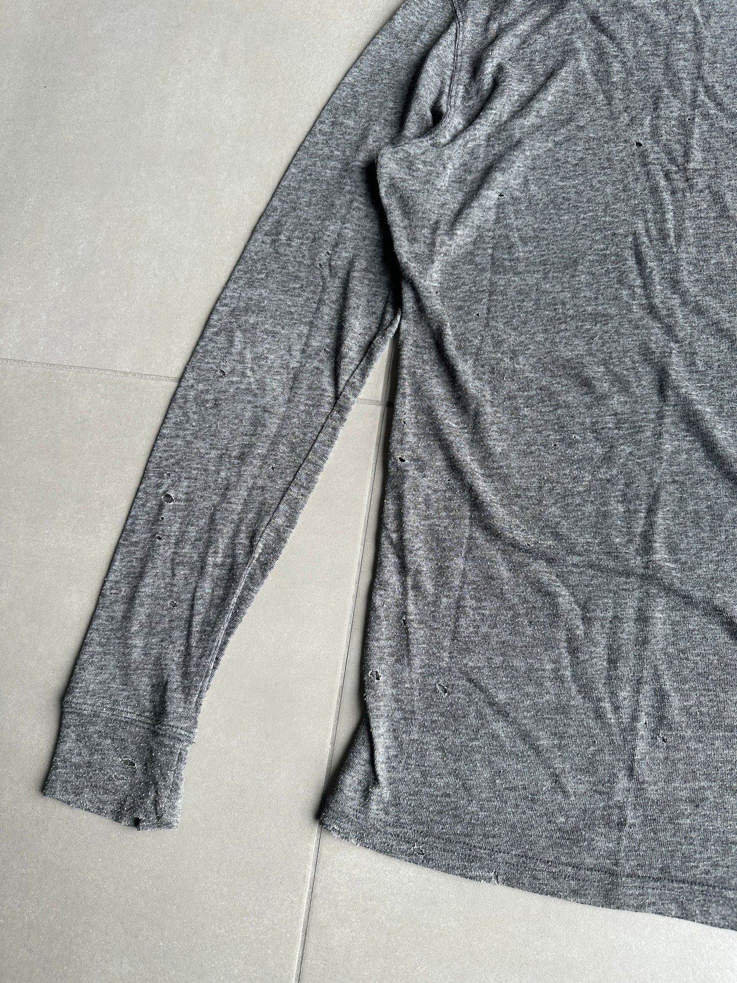 Balmain Homme SS10 Distressed longsleeve