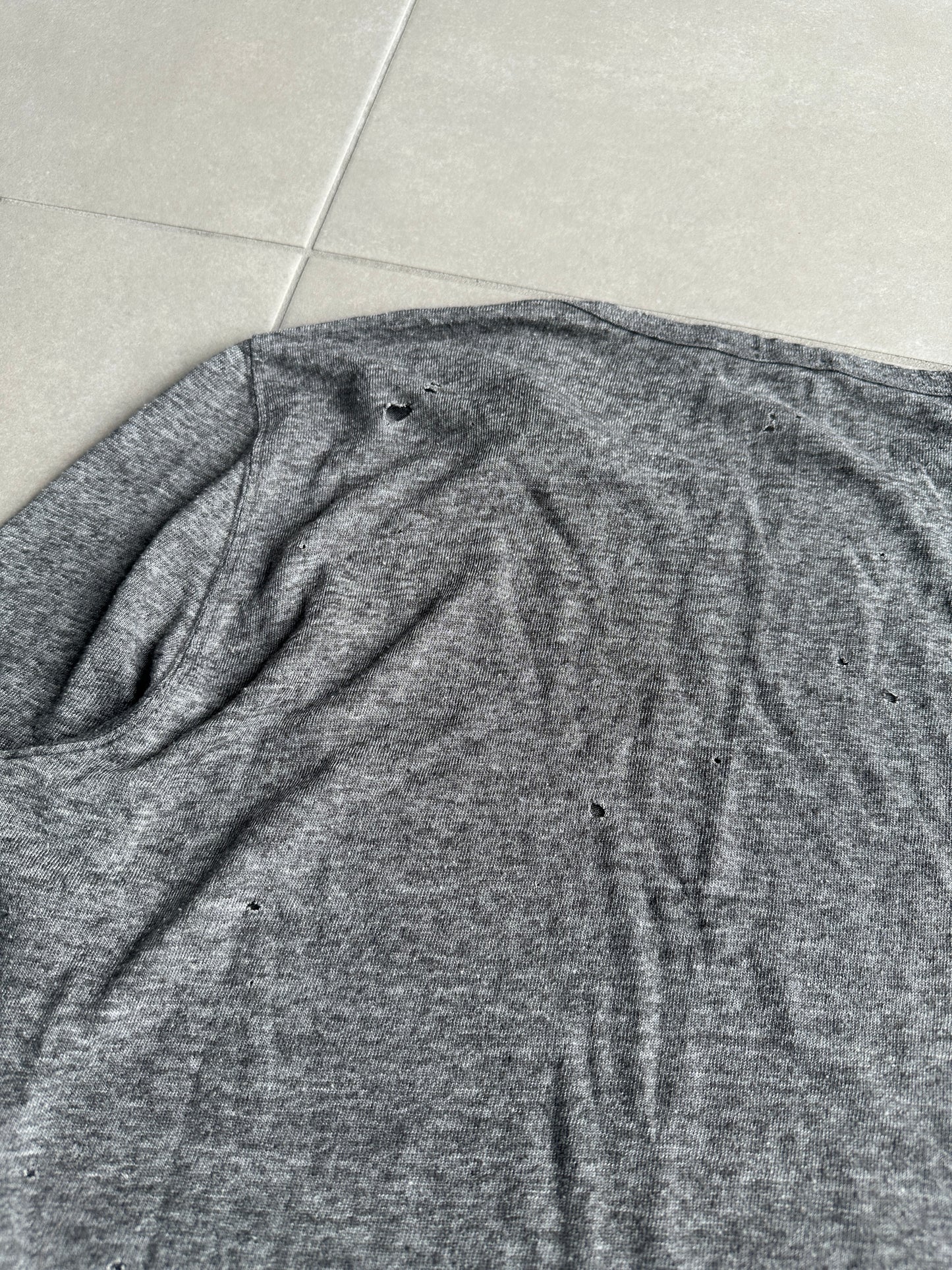 Balmain Homme SS10 Distressed longsleeve