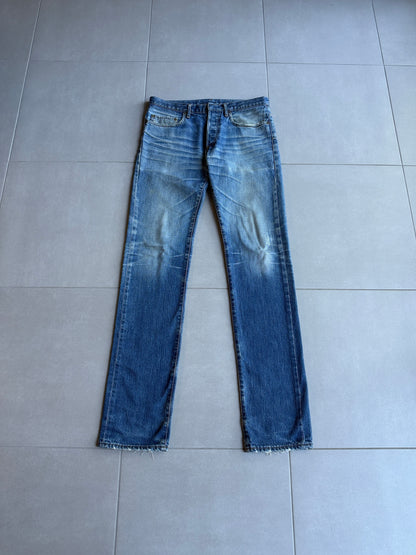 Dior homme AW06 washed clawmark jeans