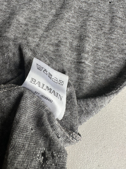 Balmain Homme SS10 Distressed longsleeve