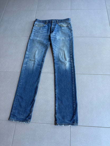 Dior homme AW06 washed clawmark jeans