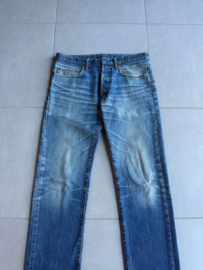 Dior homme AW06 washed clawmark jeans