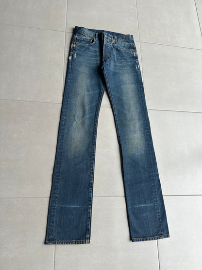 Dior Homme SS05 “BECK/Untitled” whiskered rust washed denim
