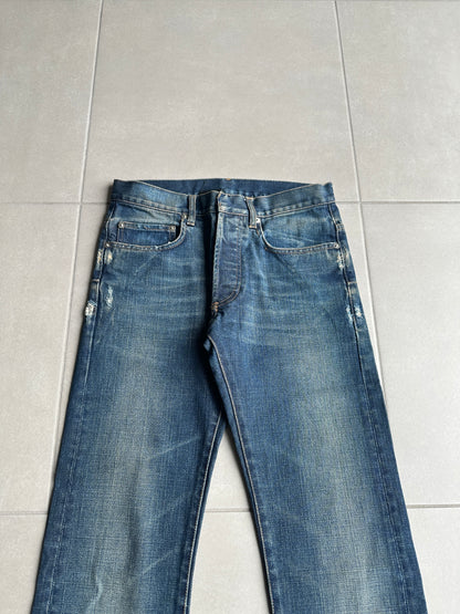 Dior Homme SS05 “BECK/Untitled” whiskered rust washed denim
