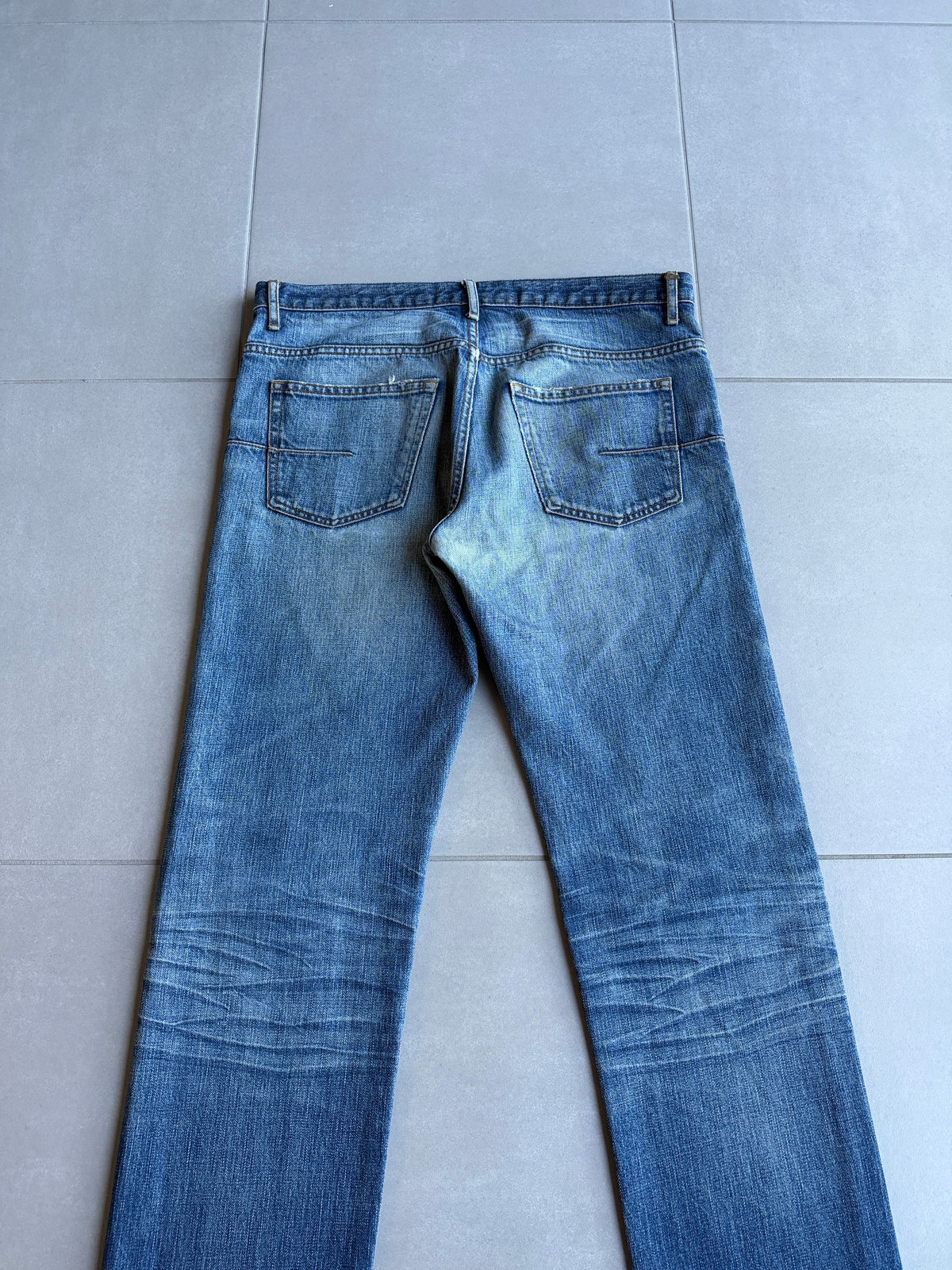 Dior homme AW06 washed clawmark jeans