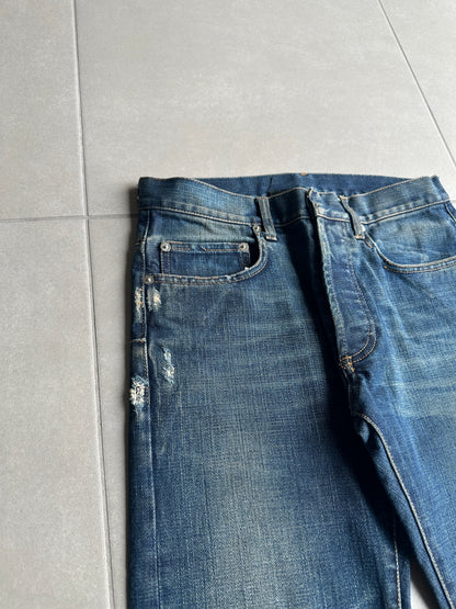 Dior Homme SS05 “BECK/Untitled” whiskered rust washed denim