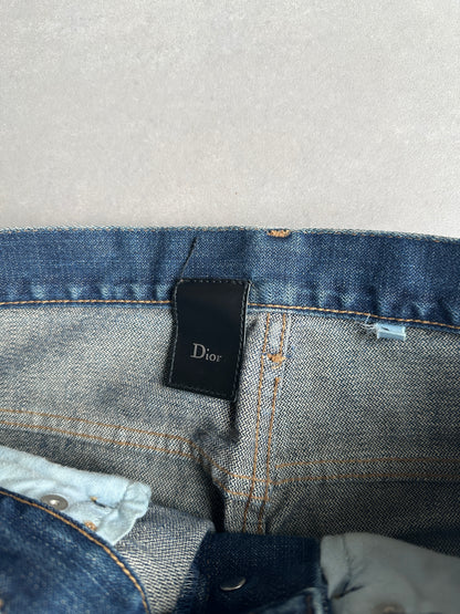 Dior Homme SS05 “BECK/Untitled” whiskered rust washed denim