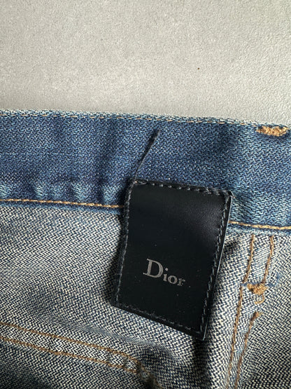 Dior Homme SS05 “BECK/Untitled” whiskered rust washed denim