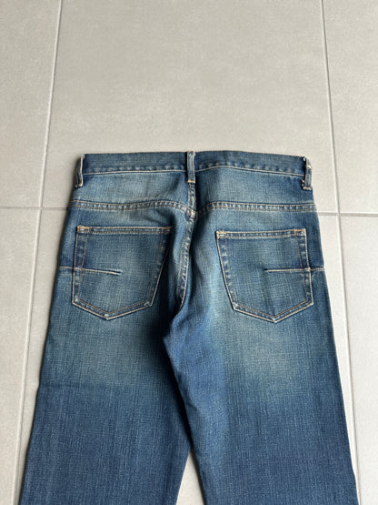 Dior Homme SS05 “BECK/Untitled” whiskered rust washed denim