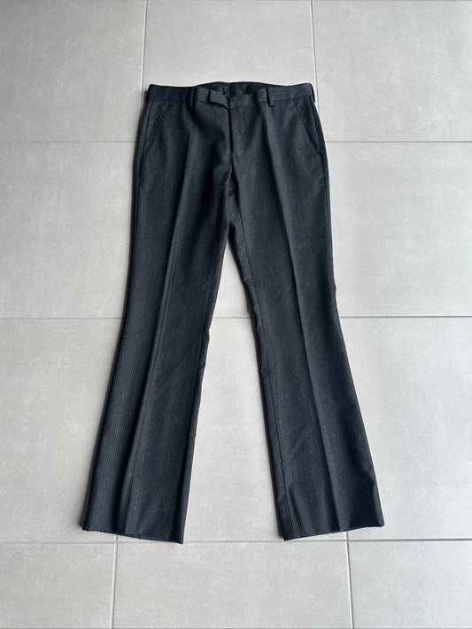 Dior Homme AW06 “These grey days” Pinstripe bootcut trousers