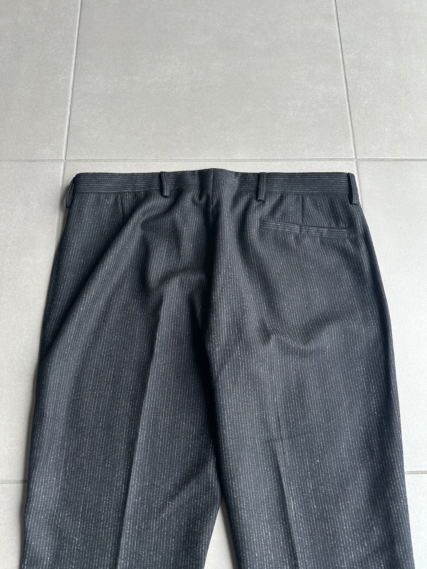 Dior Homme AW06 “These grey days” Pinstripe bootcut trousers