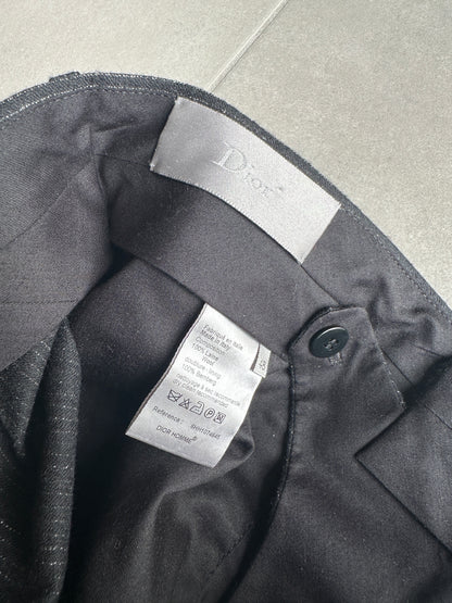 Dior Homme AW06 “These grey days” Pinstripe bootcut trousers