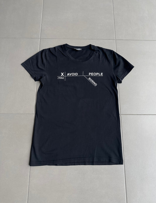 Dior Homme SS10 Avoid boring people T-shirt