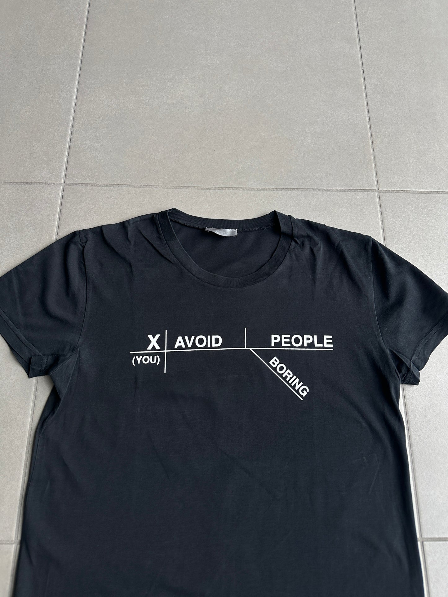 Dior Homme SS10 Avoid boring people T-shirt