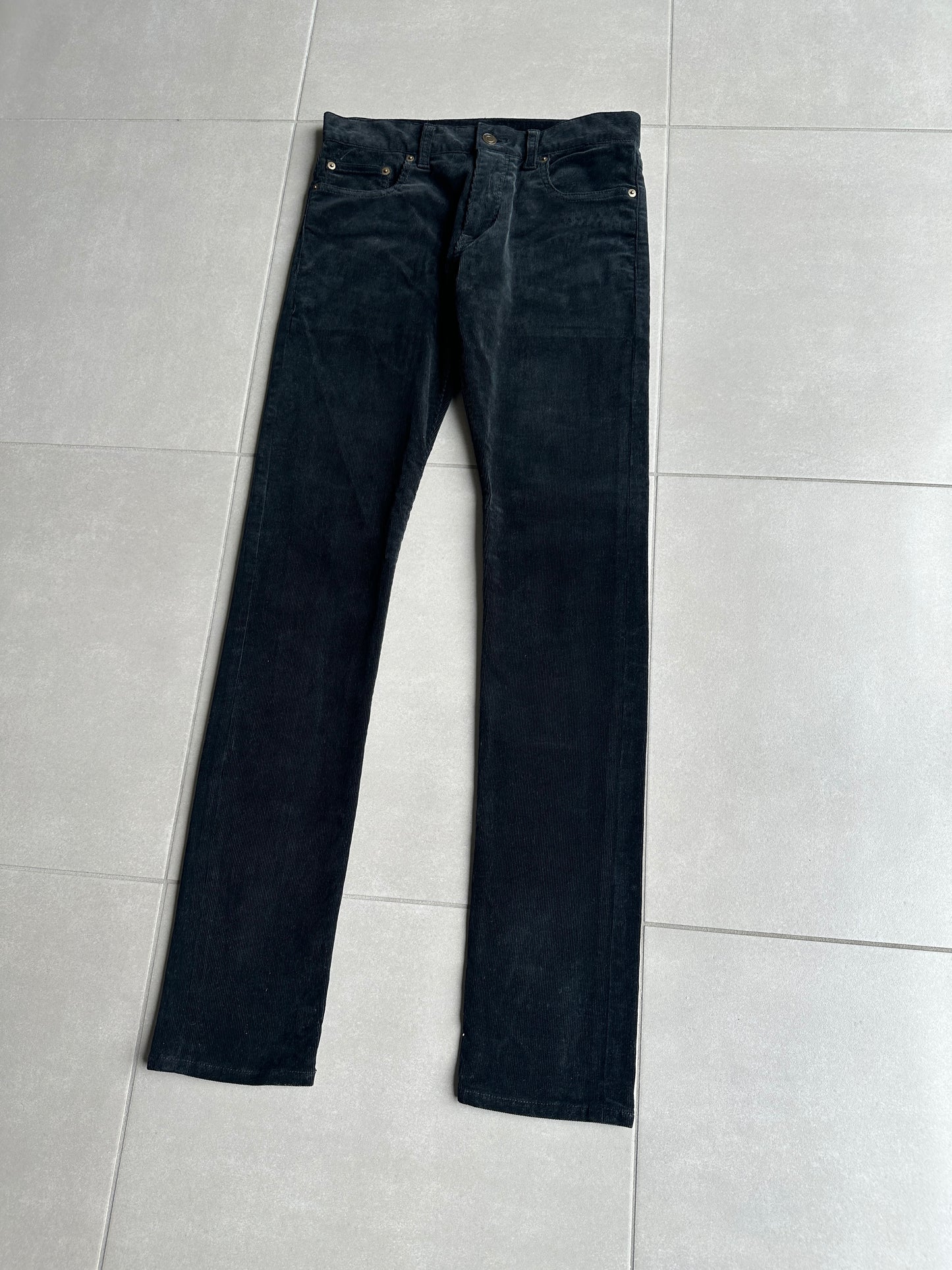 Saint Laurent Paris AW13 sample corduroy D01 Trousers