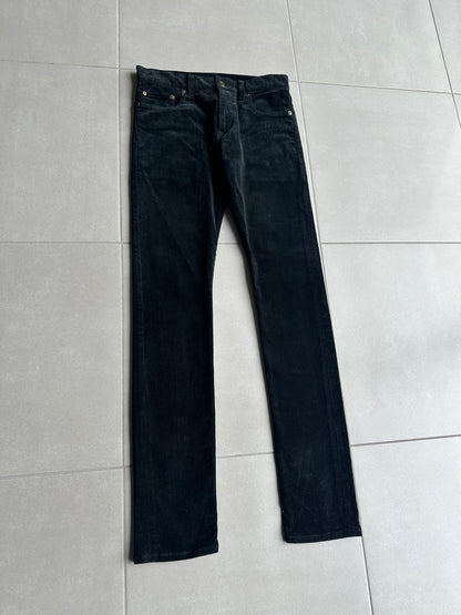 Saint Laurent Paris AW13 sample corduroy D01 Trousers