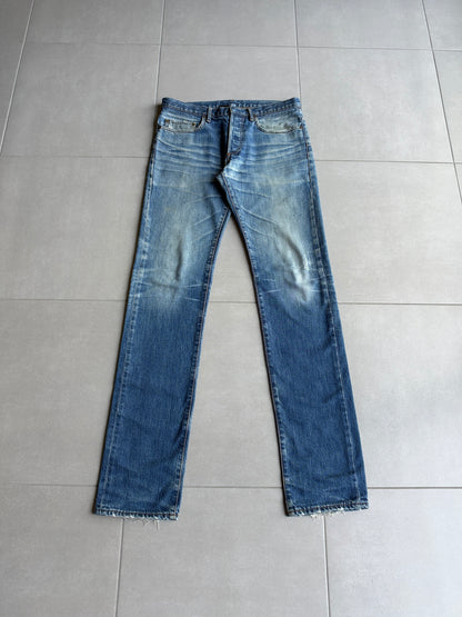 Dior homme AW06 washed clawmark jeans