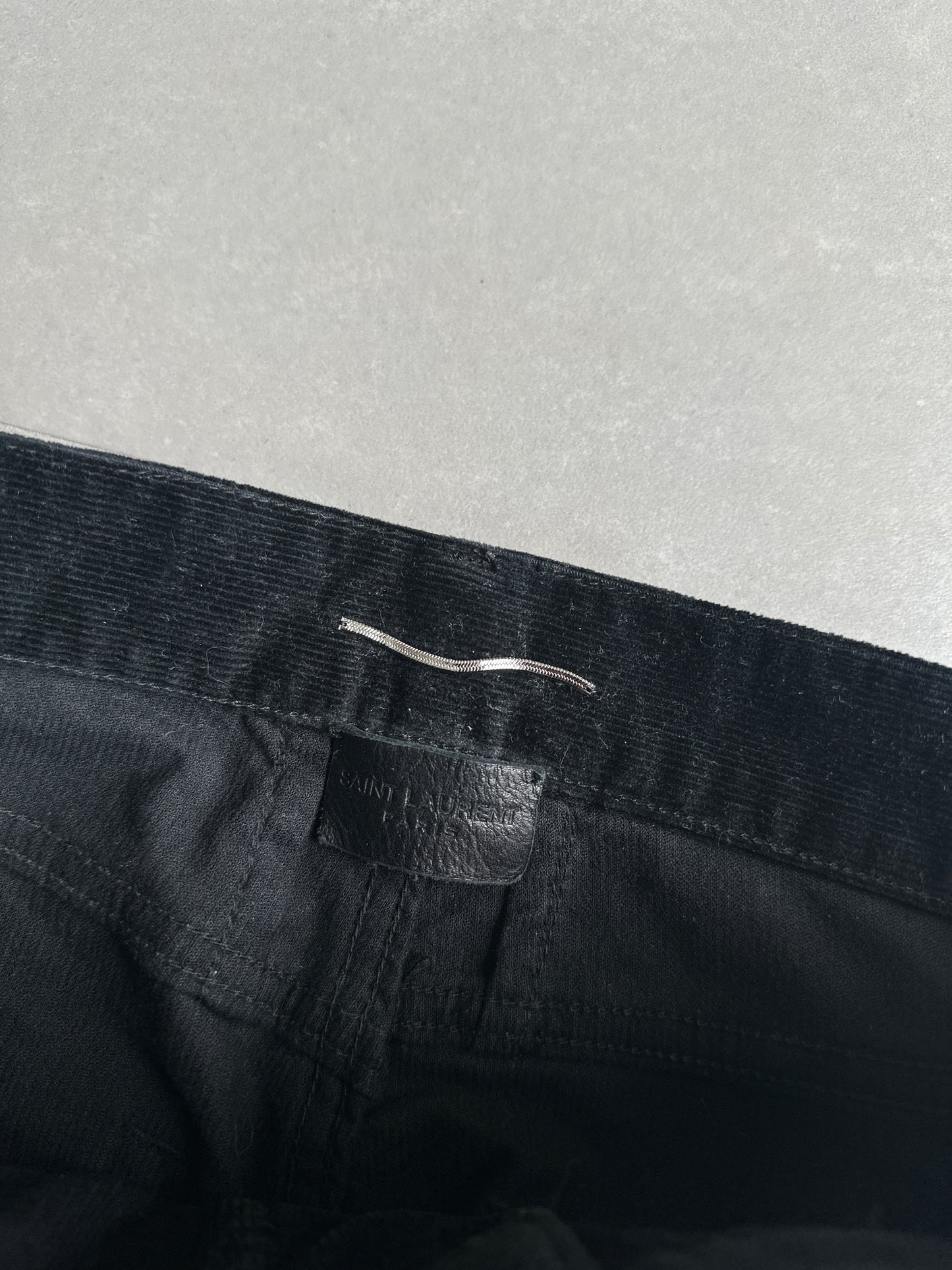 Saint Laurent Paris AW13 sample corduroy D01 Trousers