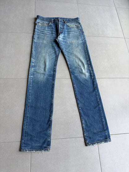 Dior homme AW06 washed clawmark jeans