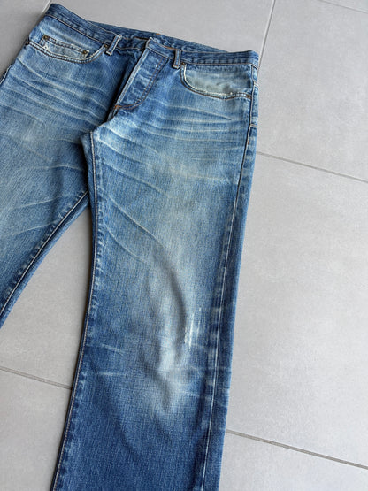 Dior homme AW06 washed clawmark jeans