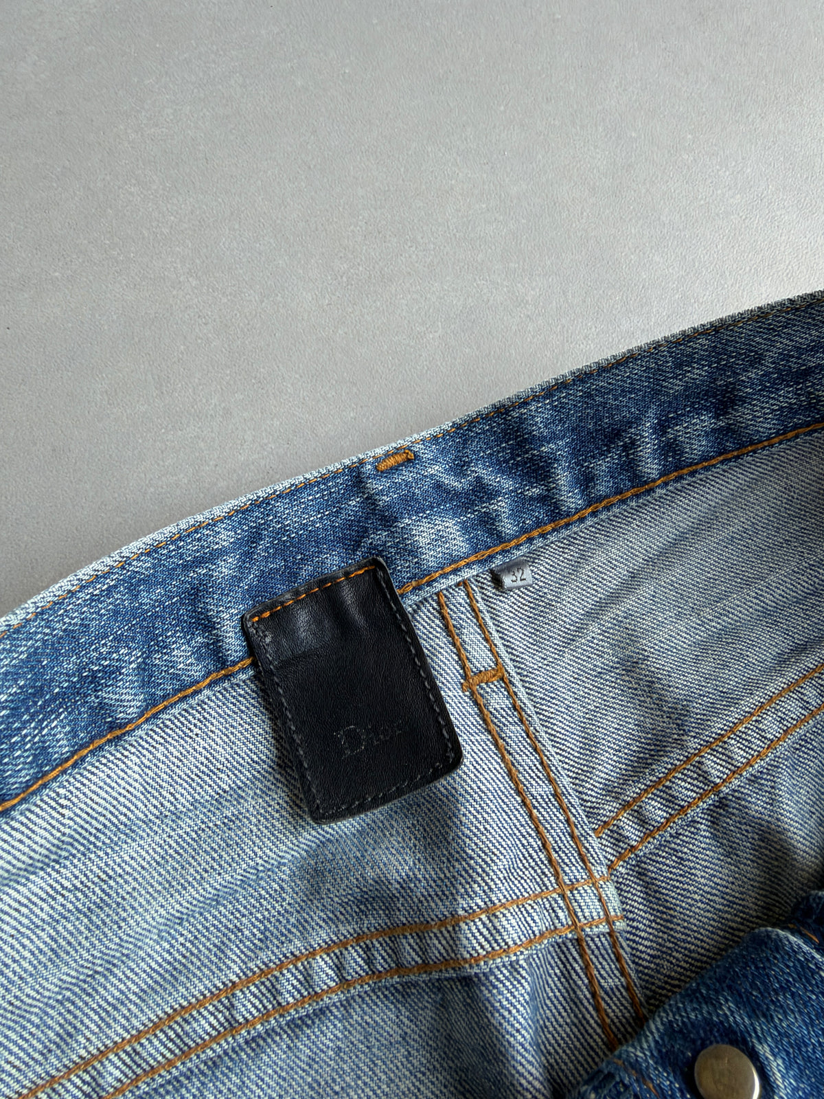 Dior homme AW06 washed clawmark jeans