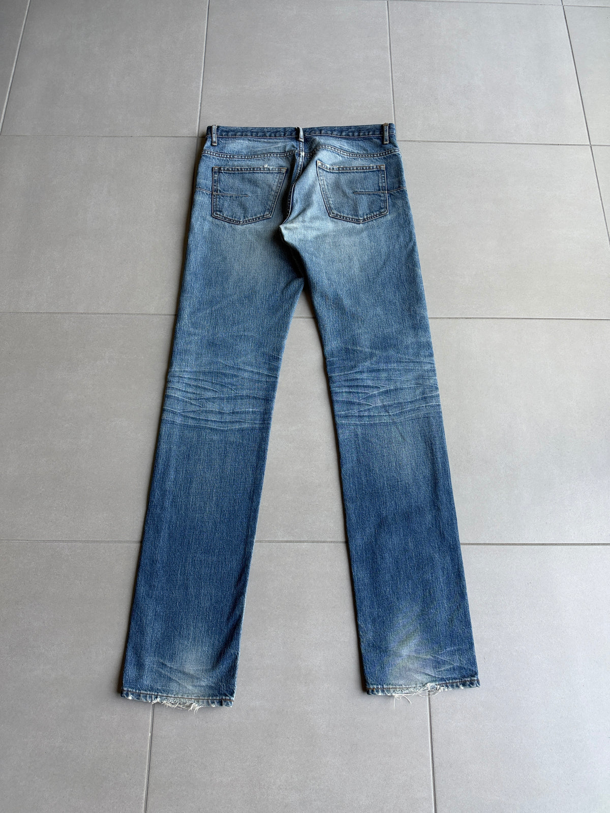 Dior homme AW06 washed clawmark jeans