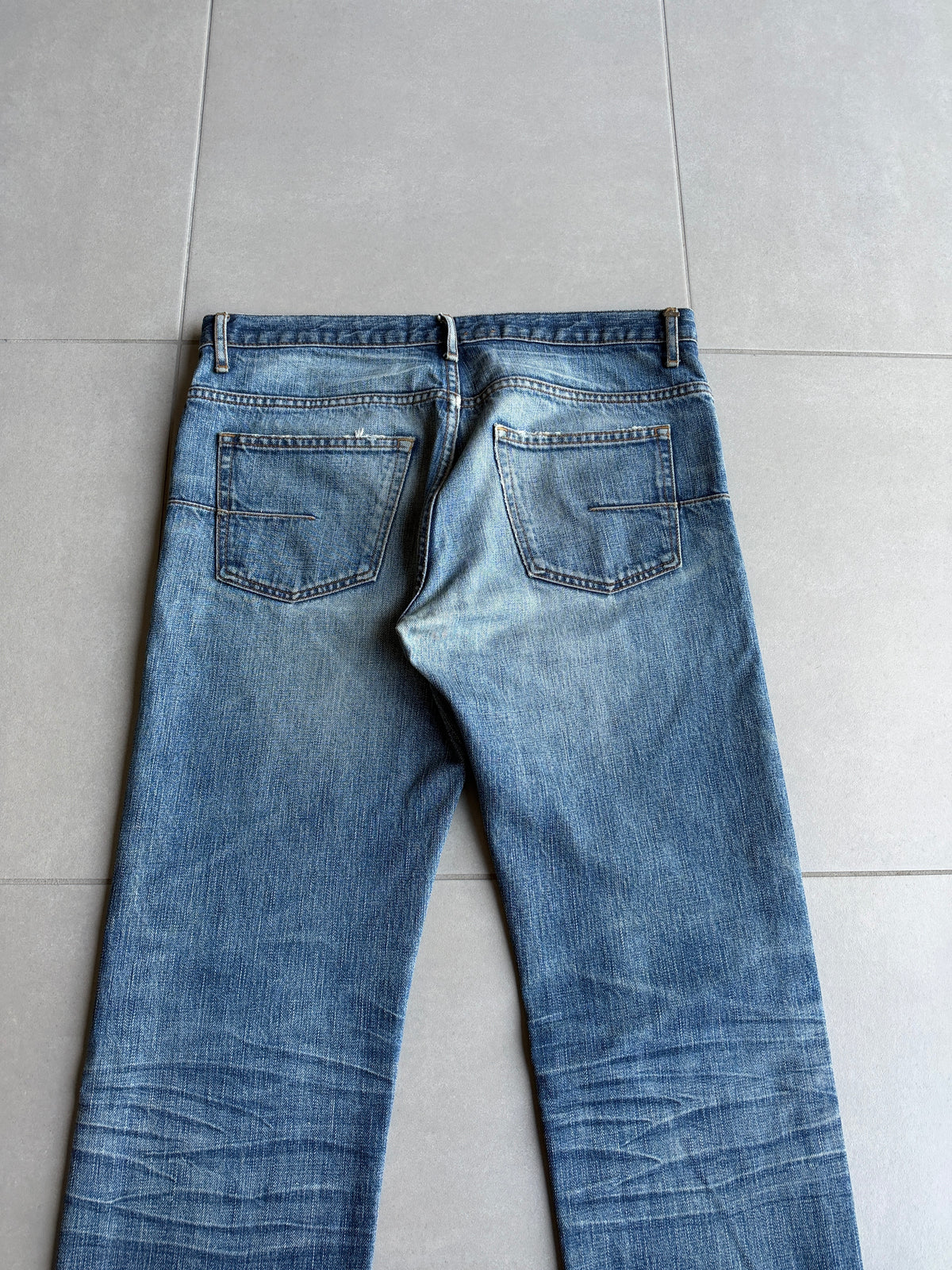 Dior homme AW06 washed clawmark jeans