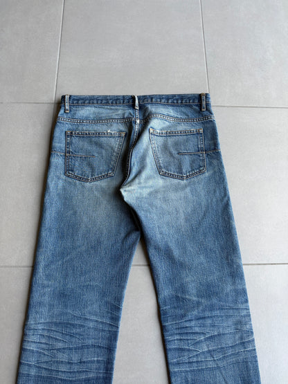 Dior homme AW06 washed clawmark jeans