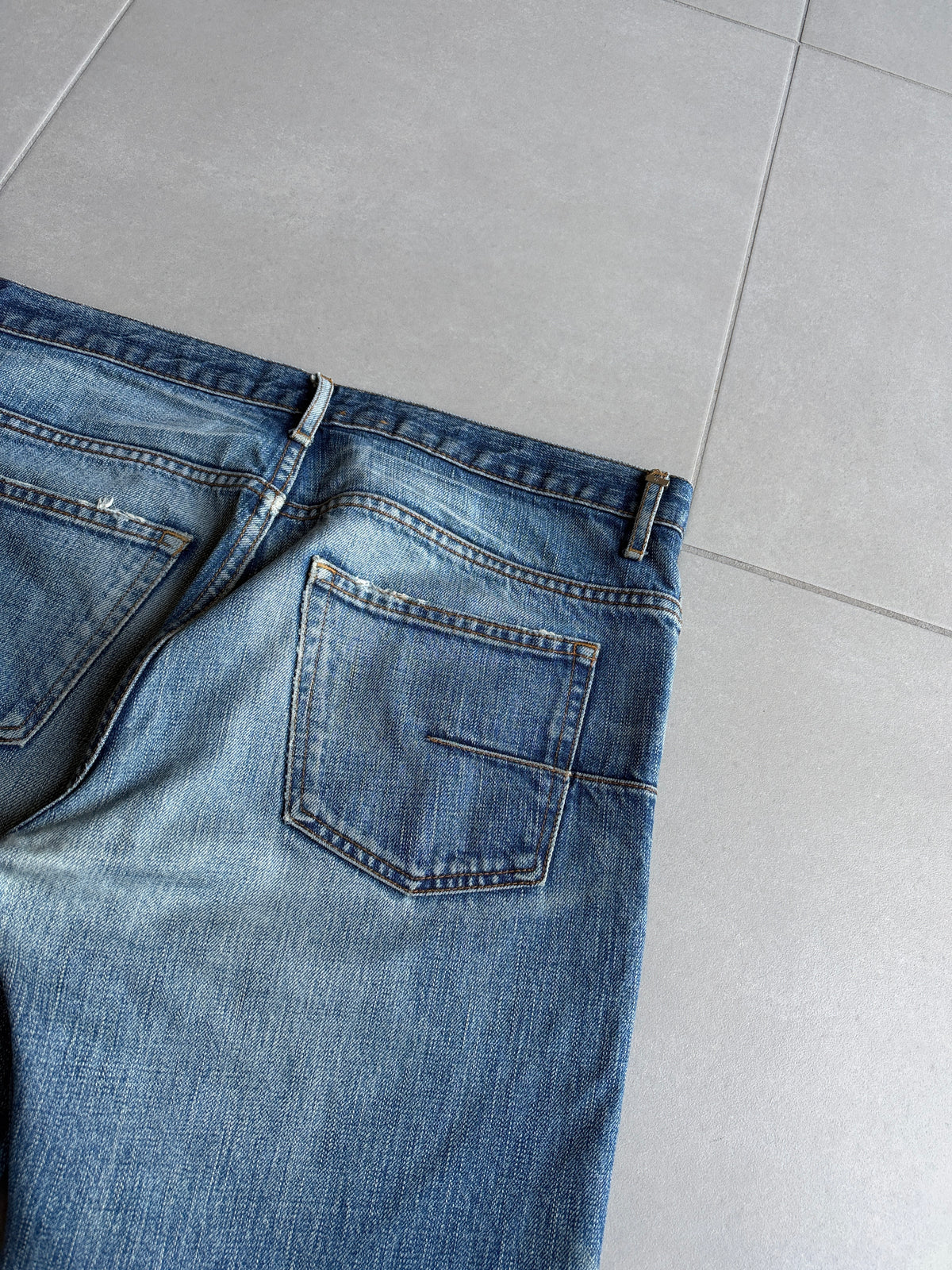 Dior homme AW06 washed clawmark jeans