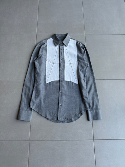 Dior Homme AW06 "These grey days" Paneled shirt