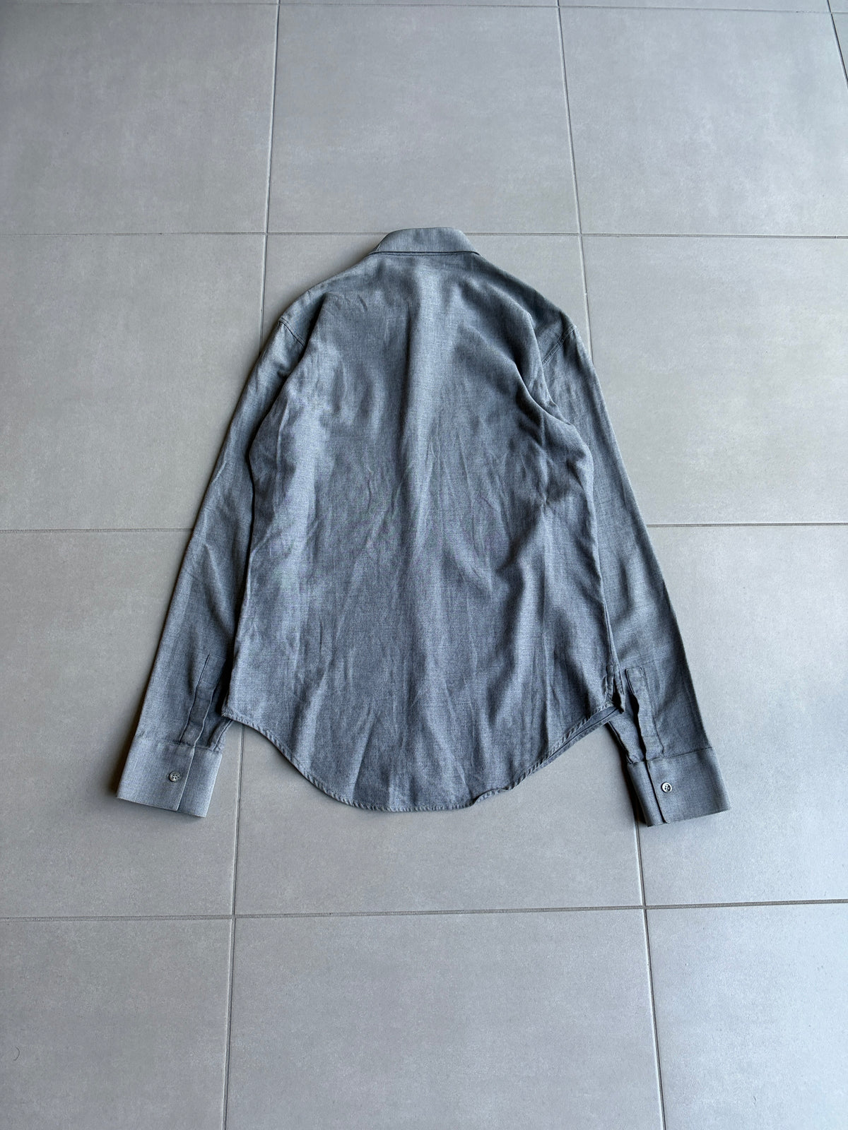 Dior Homme AW06 "These grey days" Paneled shirt