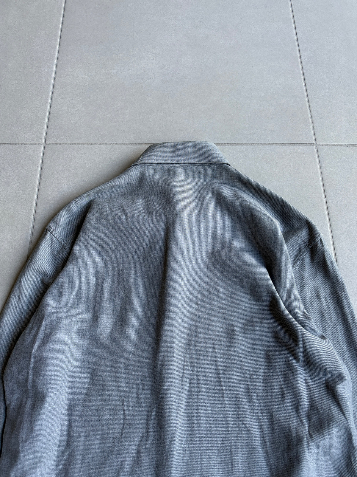 Dior Homme AW06 "These grey days" Paneled shirt