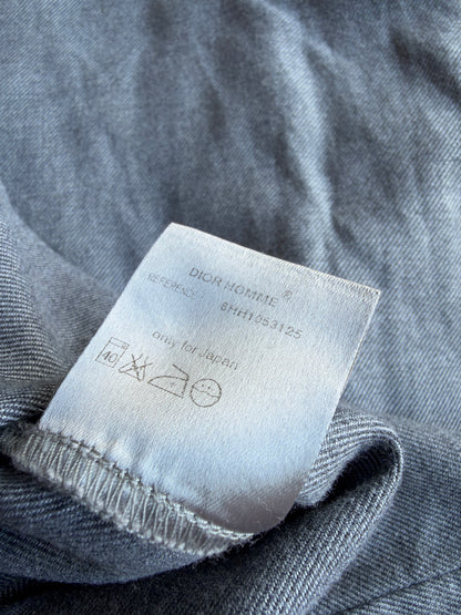 Dior Homme AW06 "These grey days" Paneled shirt