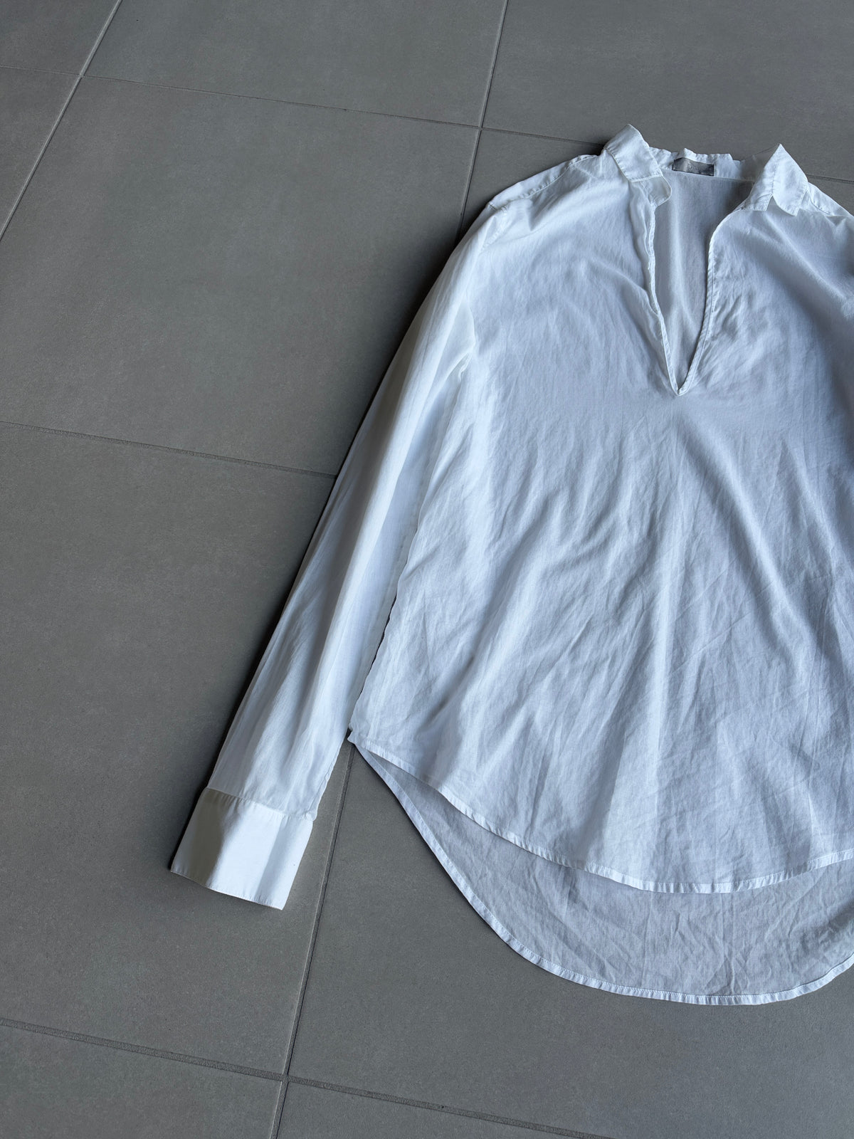 Dior Homme SS02 "Red/Boys don't cry' V-neck shirt