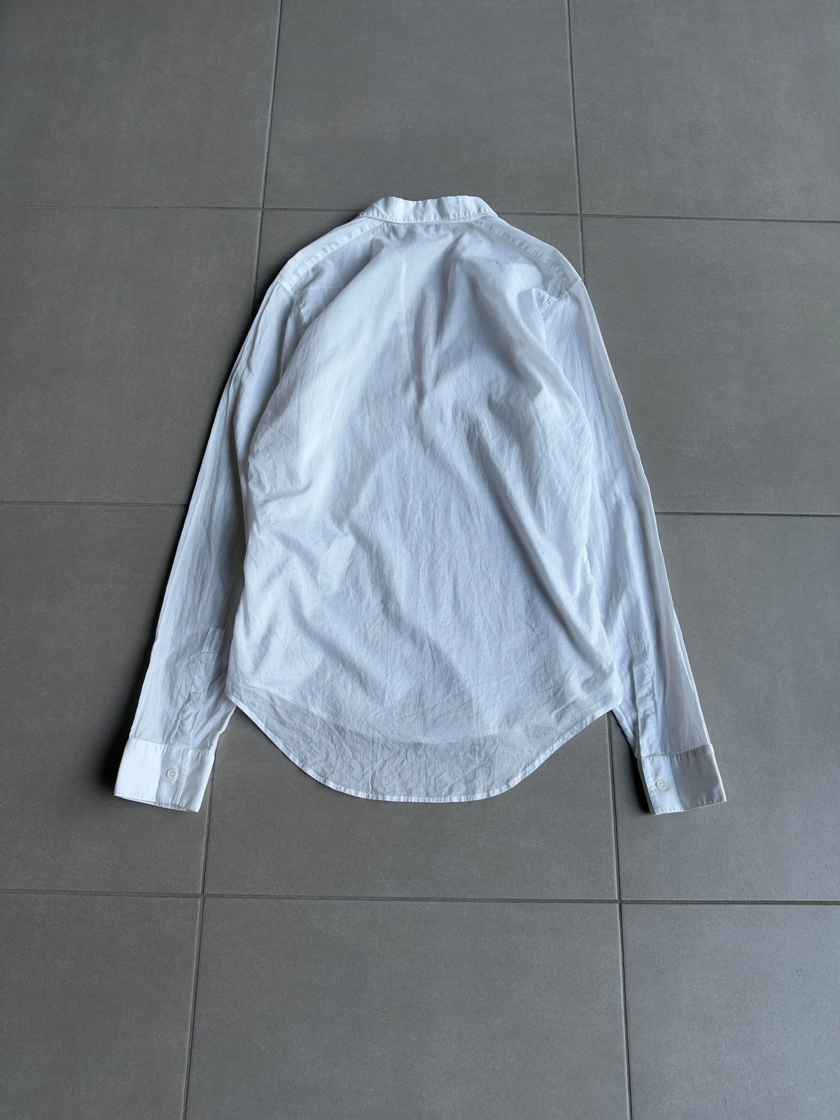 Dior Homme SS02 "Red/Boys don't cry' V-neck shirt