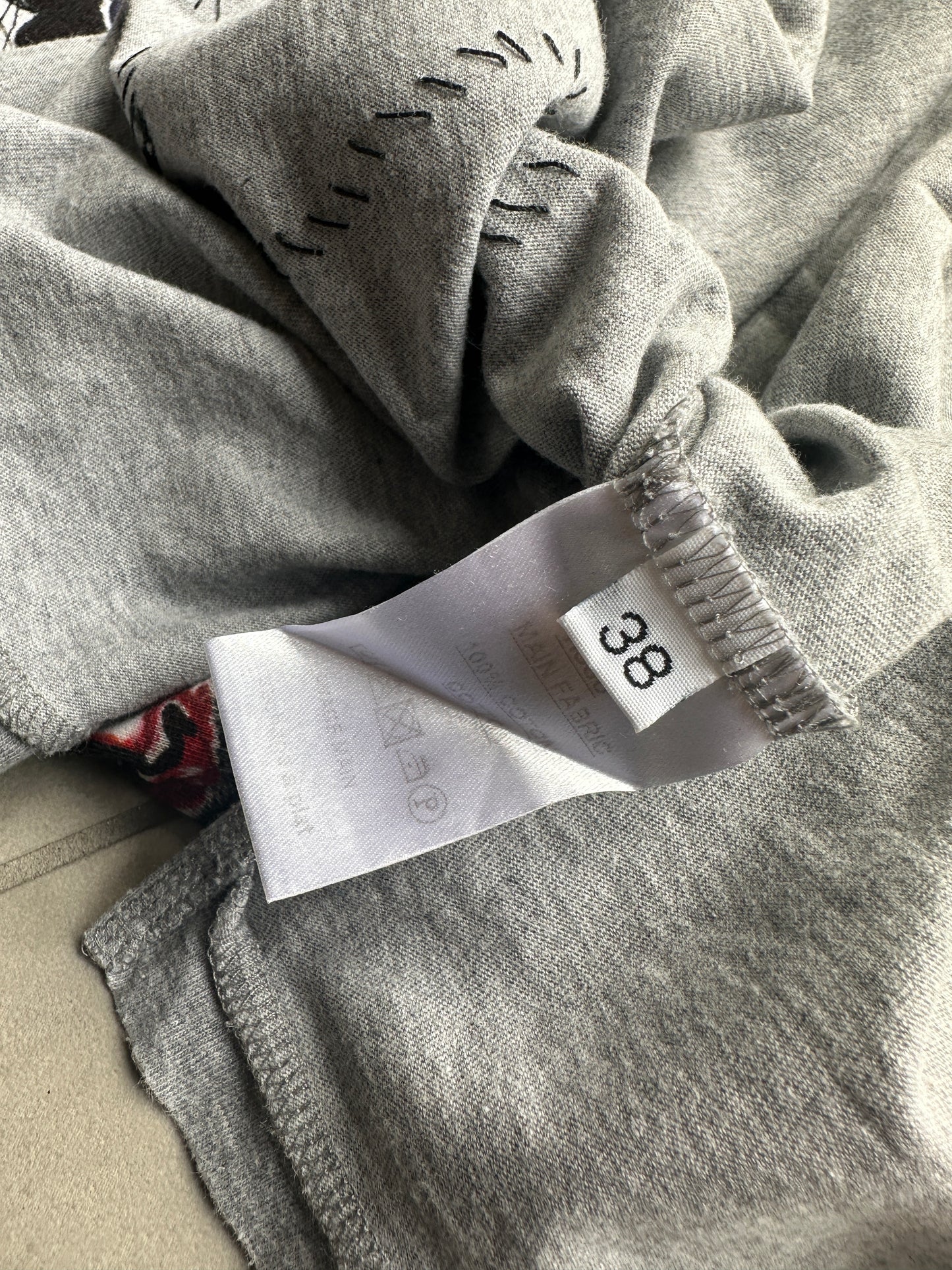 Balmain SS11 distressed graffiti T-shirt