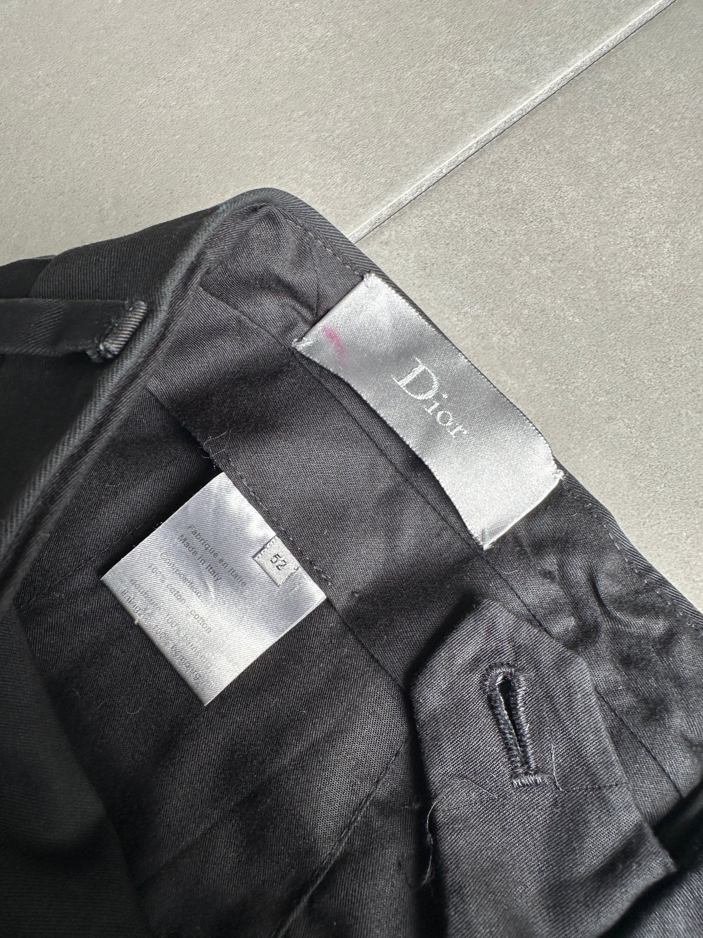 Dior Homme Dior Homme AW03 "Luster" glossy trousers