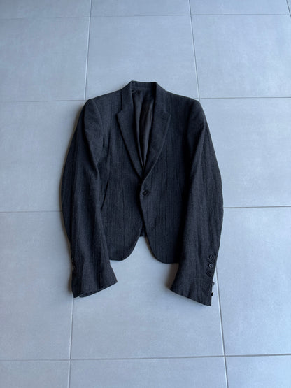 Rick Owens AW12 "MOUNTAIN" textured cropped blazer