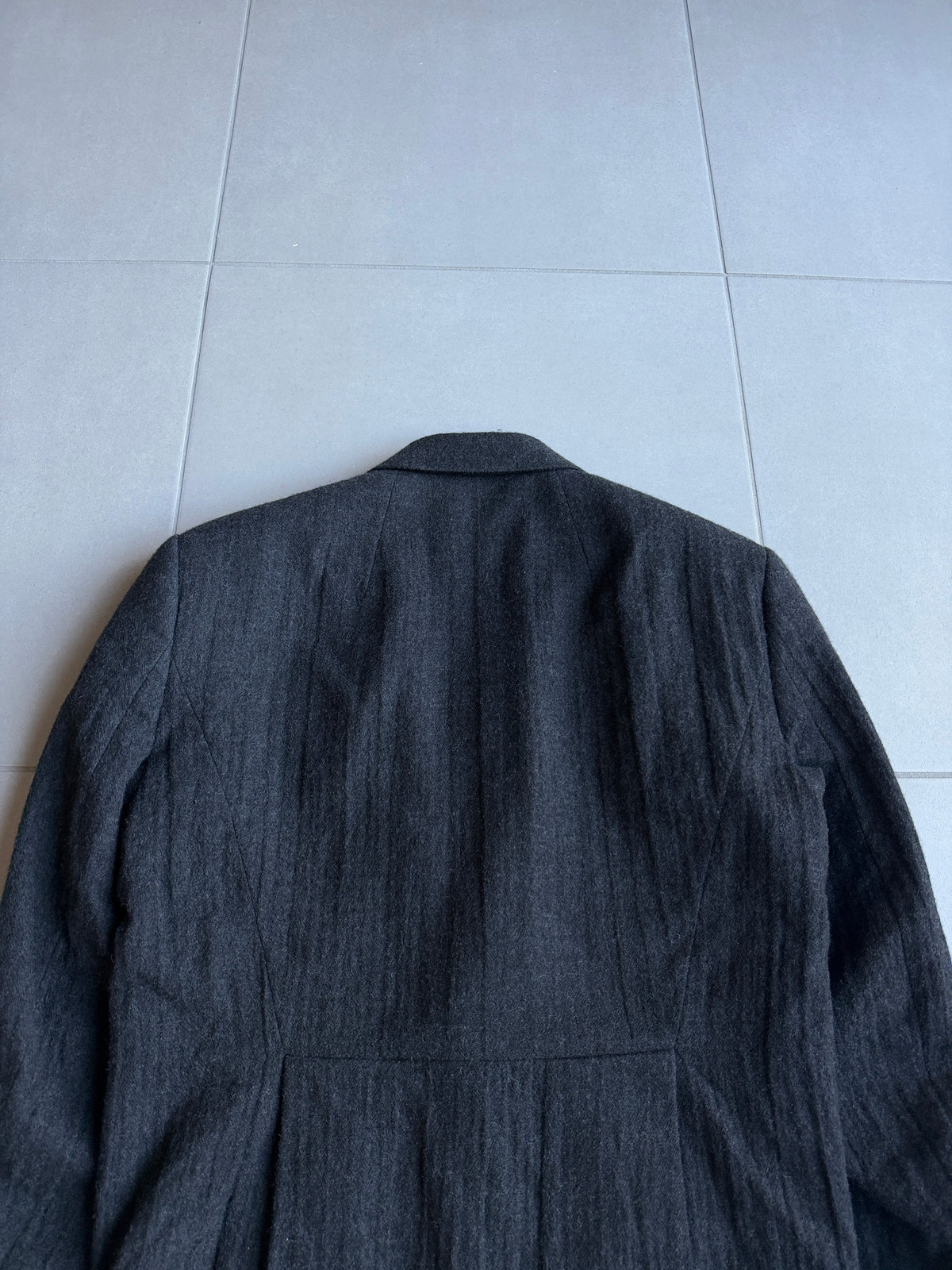 Rick Owens AW12 "MOUNTAIN" textured cropped blazer