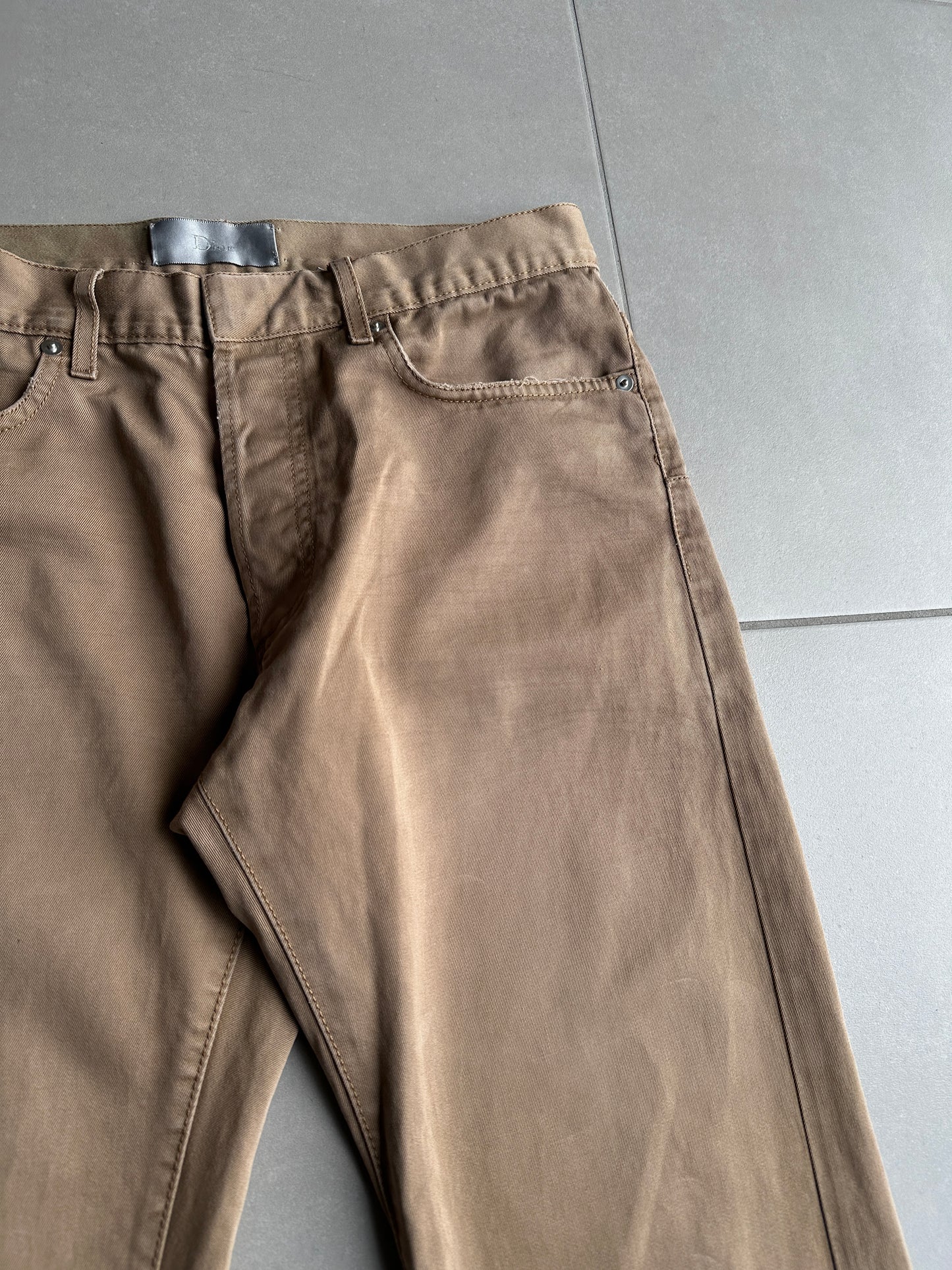Dior Homme SS07 "We Look Good Together" whiskered trousers