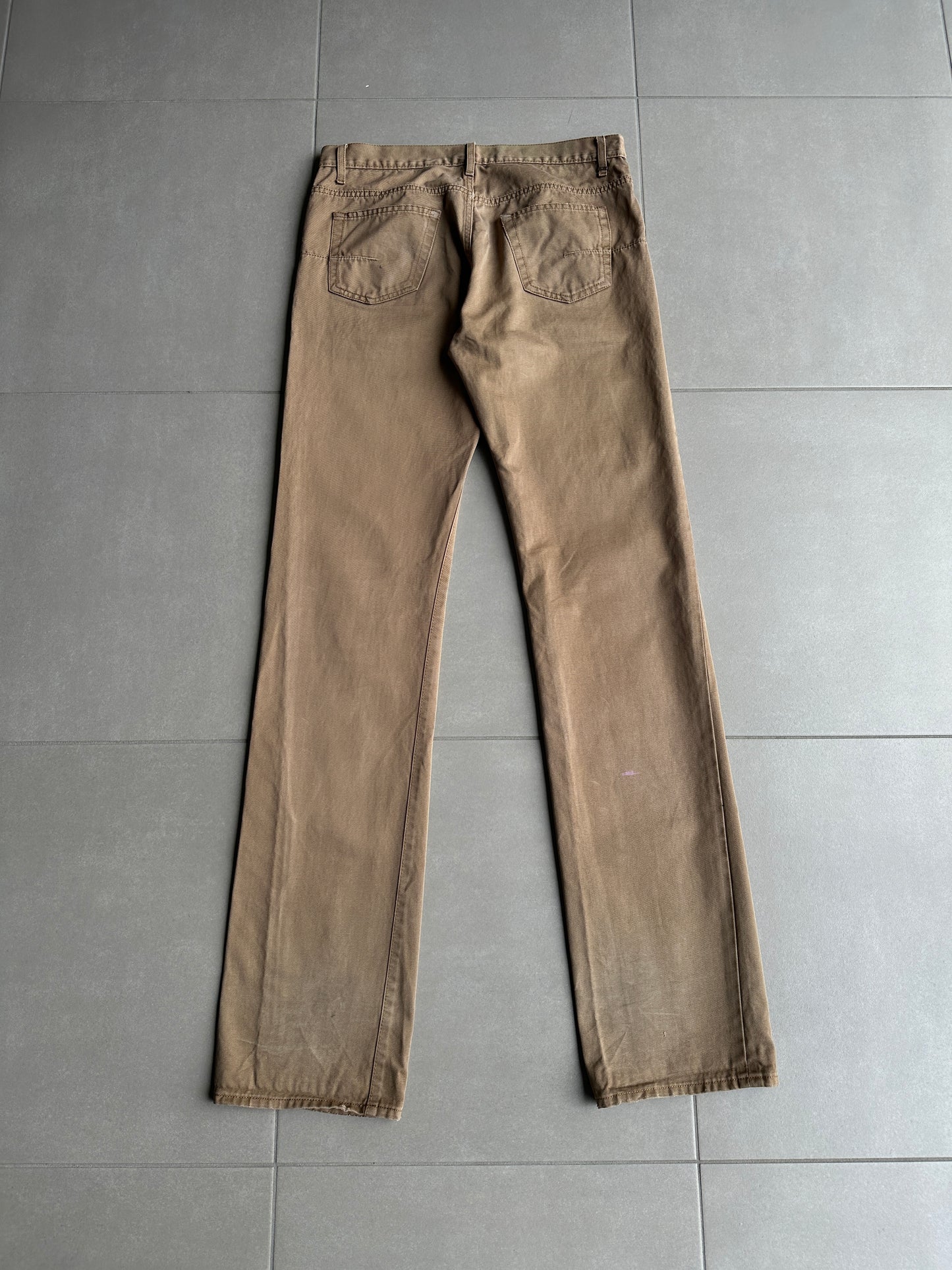 Dior Homme SS07 "We Look Good Together" whiskered trousers